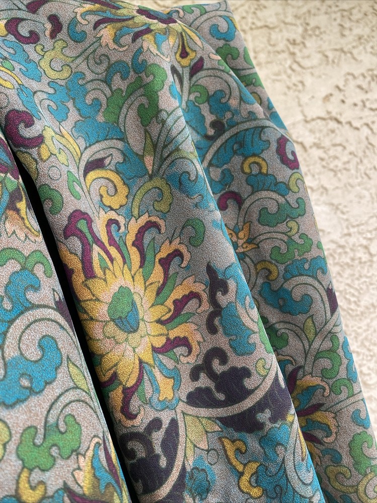 Gambiered 100% spun Silk Jacquard Brocade Fabric Natural Dyed Mud Silk Heavy