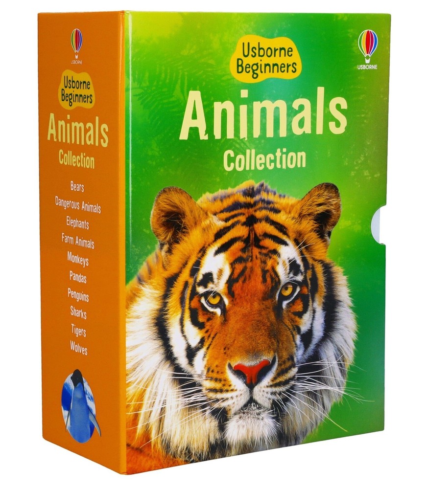 Usborne Beginners Animals Series 10 Books Collection Box Set - Ages 4+-Hardback