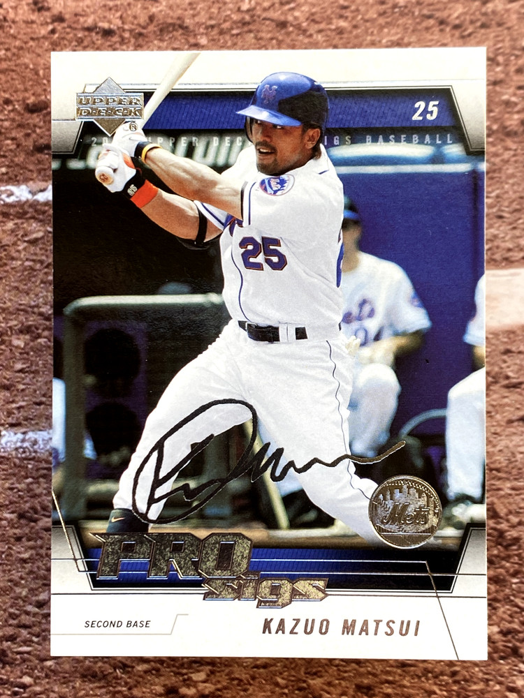Kazuo Matsui 2005 Upper Deck Pro Sigs Silver #52 New York Mets
