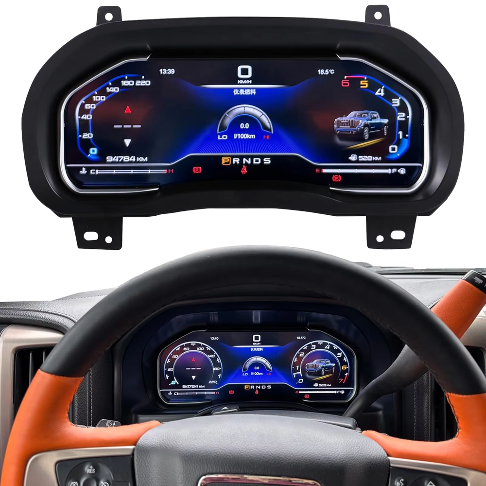 Digital Cluster Dashboard For Chevrolet Silverado Tahoe GMC Sierra Yukon 2014-23