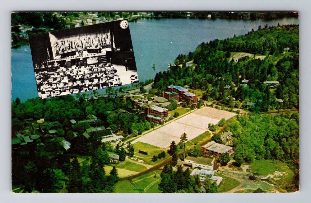 Lake Placid NY-New York, Lake Placid Club, Antique, Vintage c1960 Postcard