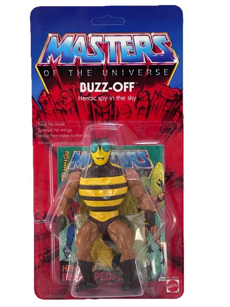 BUZZ-OFF MASTERS OF THE UNIVERSE MOTU COMPLETE VINTAGE CUSTOM CARD 1983 MATTEL