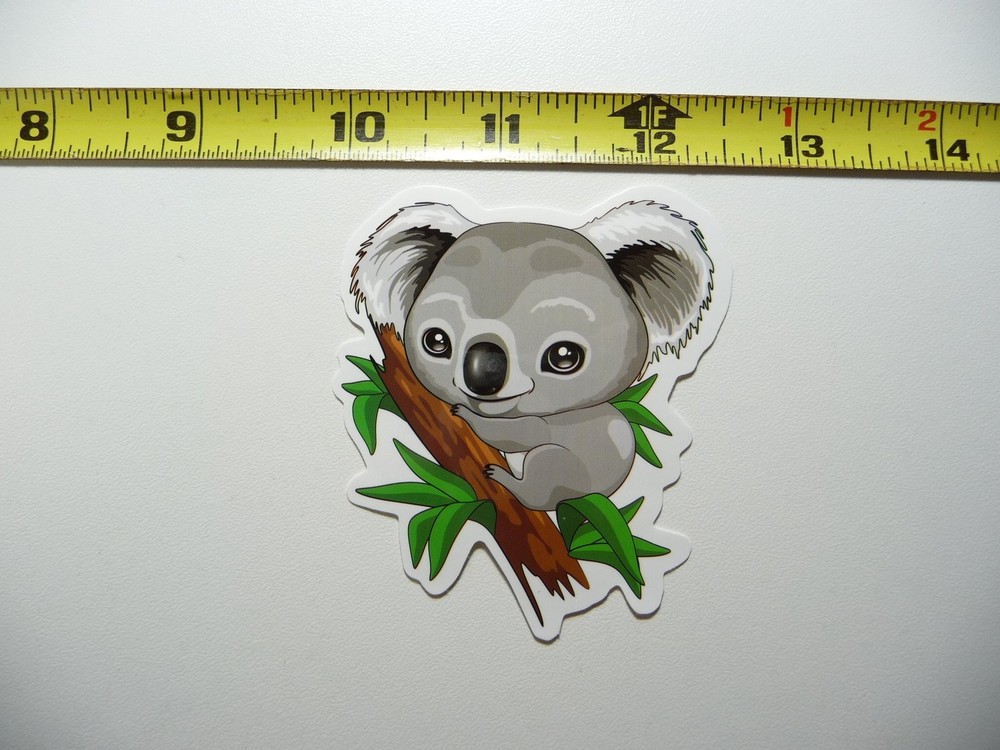 Cute Baby Koala Animal Decal Sticker Wild Zoo Fun