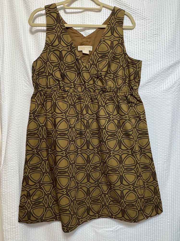 Michael Kors Geometric Tank Dress Size XL; See Measurements