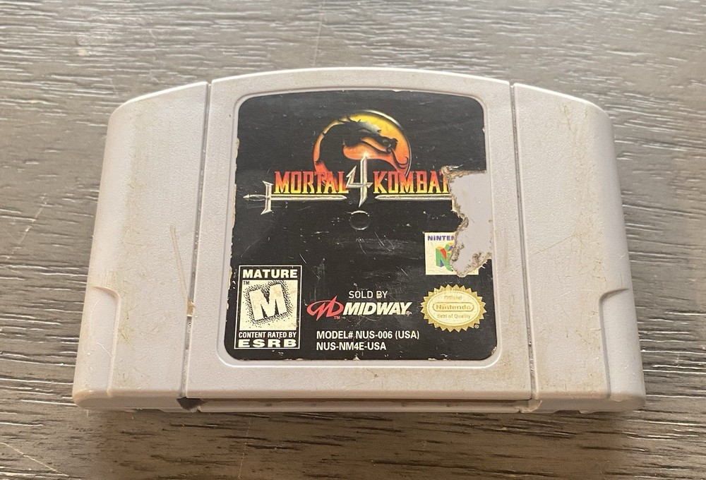 Mortal Kombat 4 Nintendo 64 1998 N64 Cartridge Only