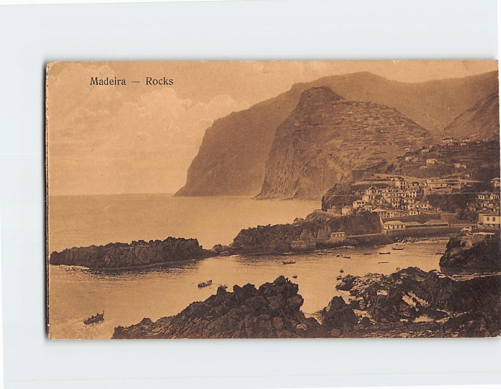 Postcard Aerial View Madeira Islands Portugal