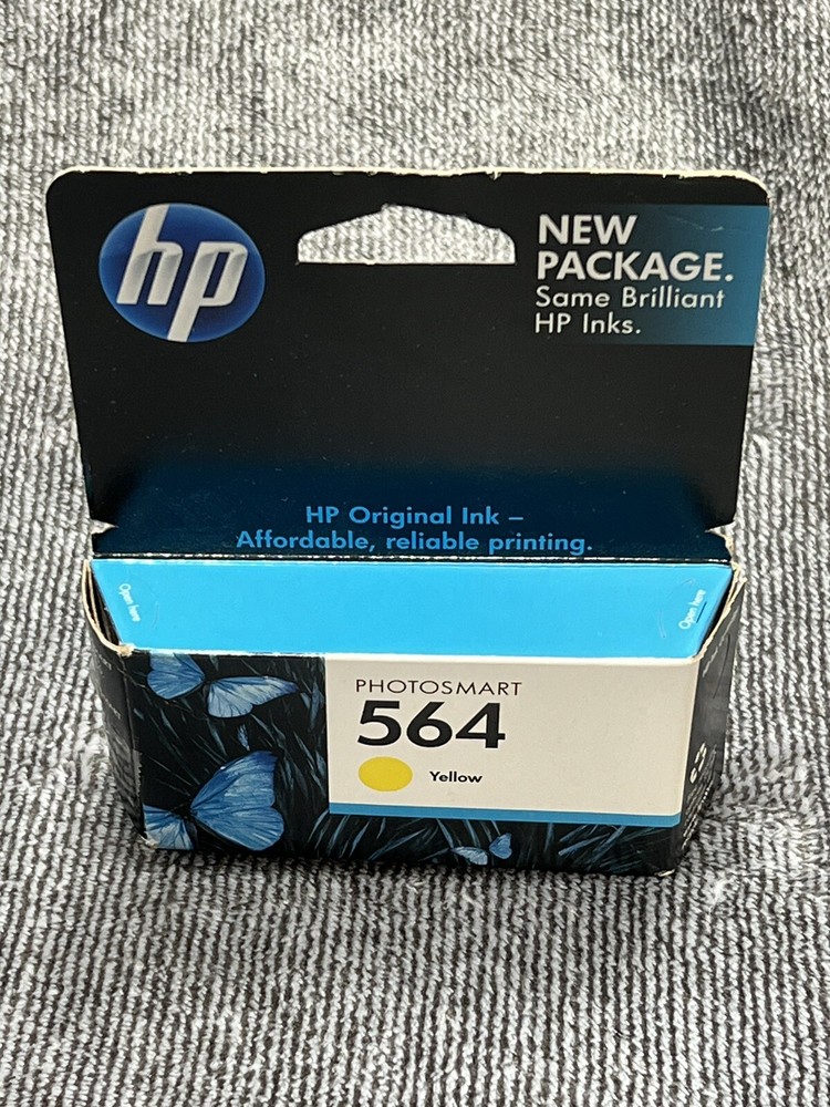 HP 564 Single Yellow Ink Cartridge Genuine OEM New Expired Dec 2011