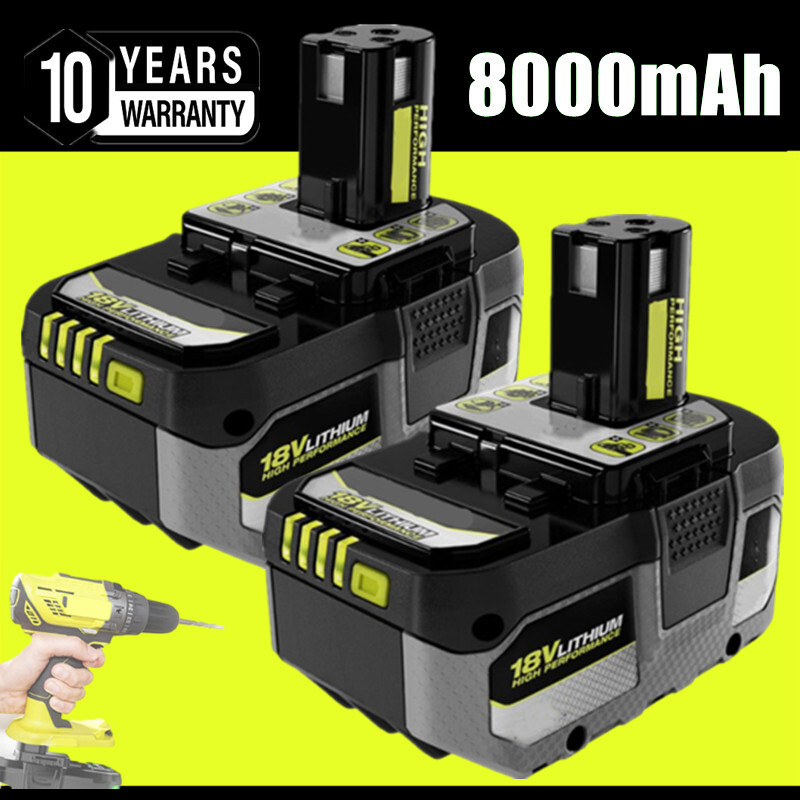 For RYOBI Battery PBP005 BP003 P197 LITHIUM 18V ONE 4Ah 6Ah 2Ah Battery NEW