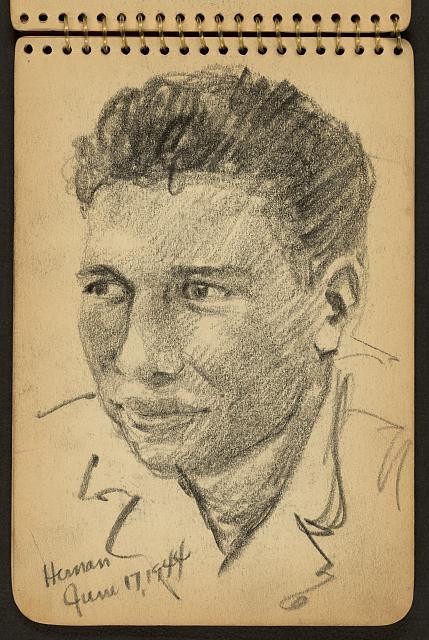 Hernan,soldiers,stationed,Victor A Lundy,Fort Jackson,South Carolina,SC,1944