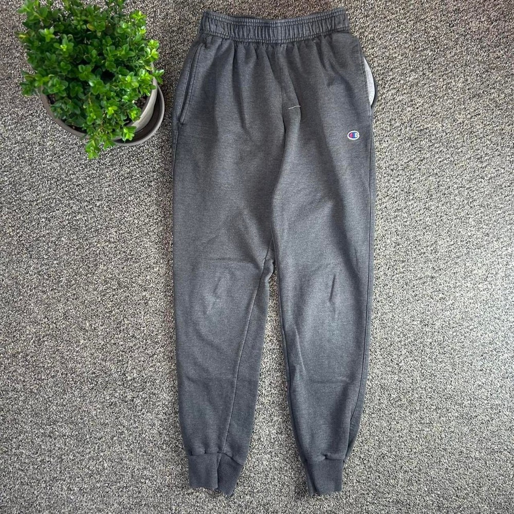 Champion Men's Grey and Black Joggers-tracksuits