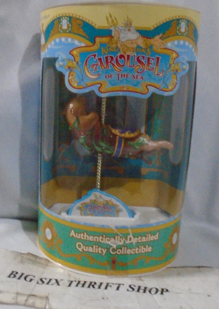 King Triton's Carousel of the Sea Toy Disney California Adventure Otter Figurine