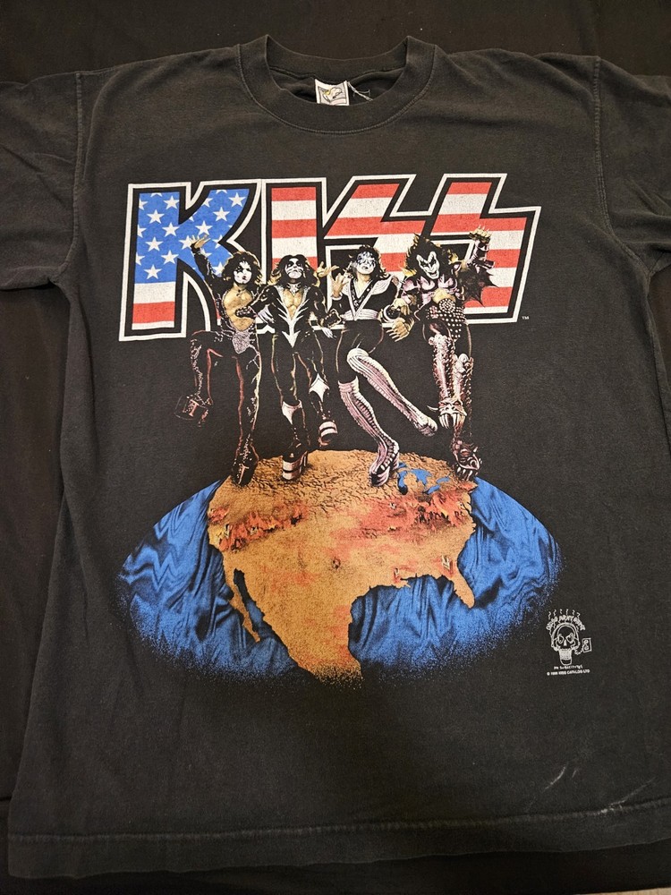 Kiss 1996 Alive Worldwide Tour Men's Vintage 90s Band Tee