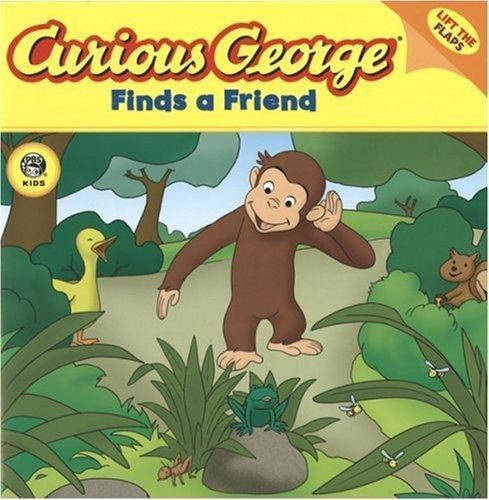 Curious George Finds a Friend (CGTV Lift-the-Flap 8x8) by H. A. Rey, Good Book