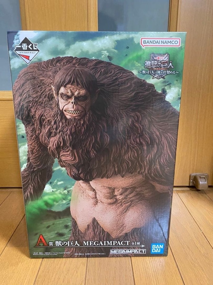 Ichiban Kuji Attack on Titan Beast Titan A Beast Titan MEGAIMPACT Figure 2025 JP