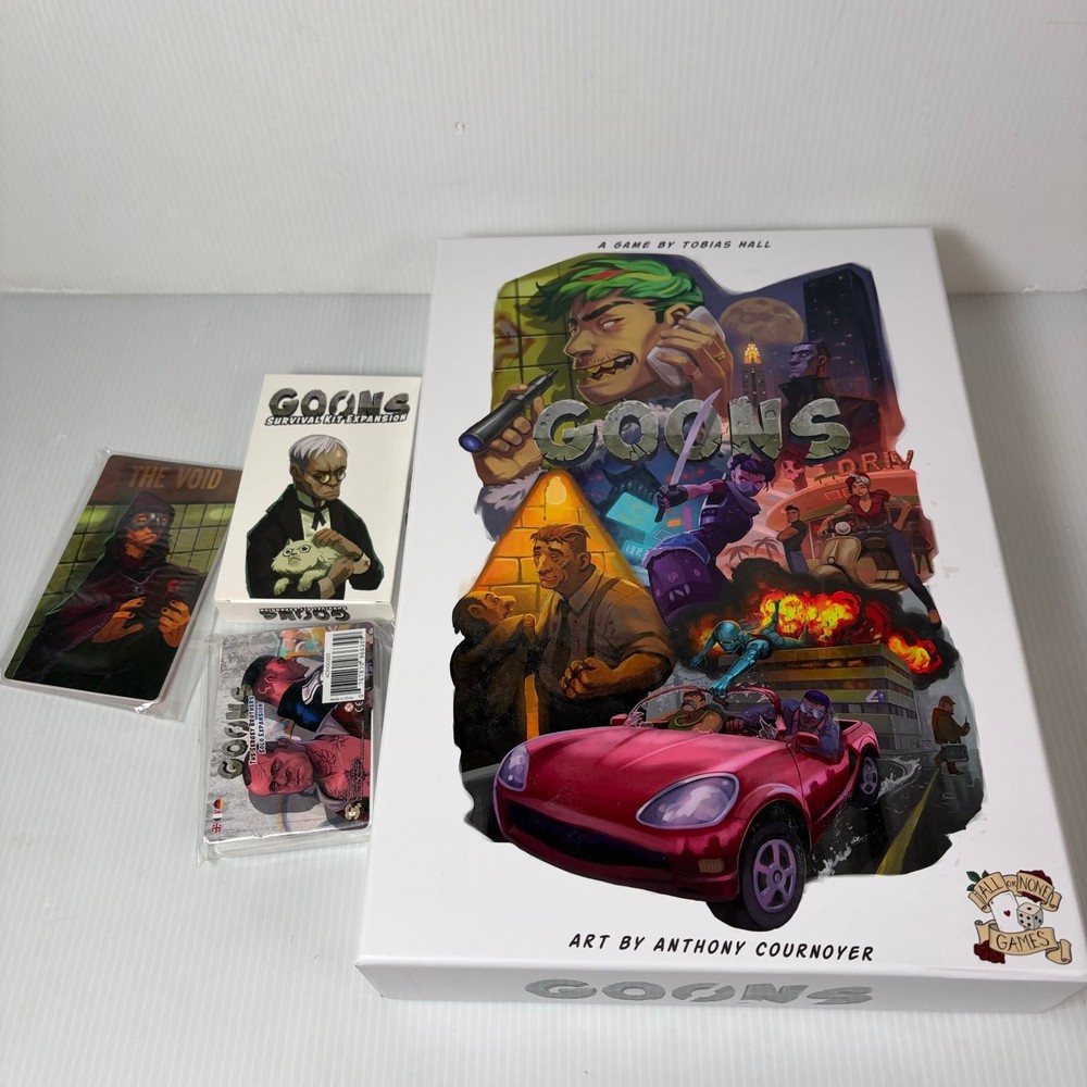GOONS Kickstarter Headfirst Luxury Goon Pledge Board Game 1-5 Players Rare OOP