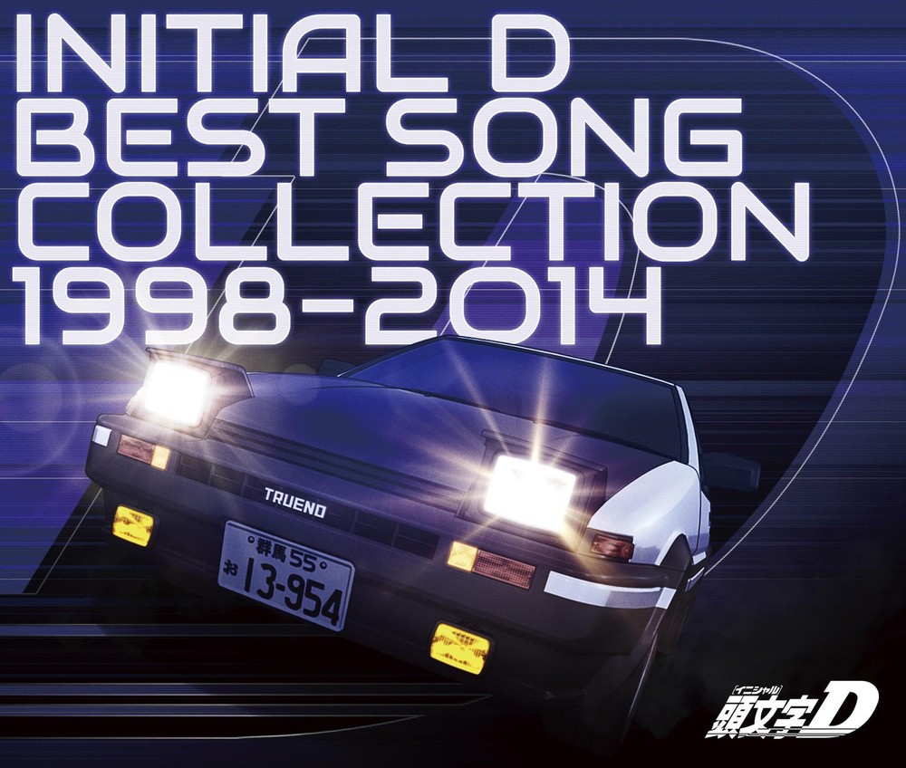 Initial D BEST SONG COLLECTION 1998-2014  with Bonus Track From Japan 3 CD 37tr