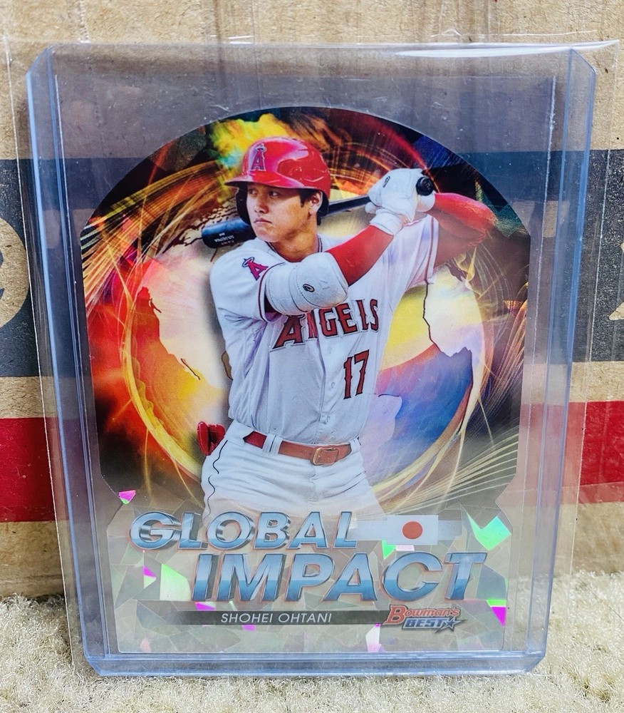 2022 Bowman's Best Global Impact Die-Cuts SHOHEI OHTANI Refractor Los Angeles
