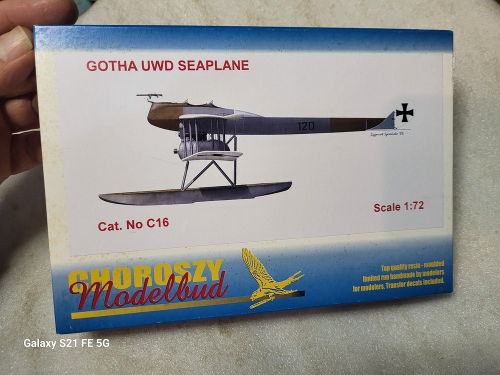 Choroszy Modelbud Gotha UWD Seaplane Resin Airplane Model 1/72 #C16