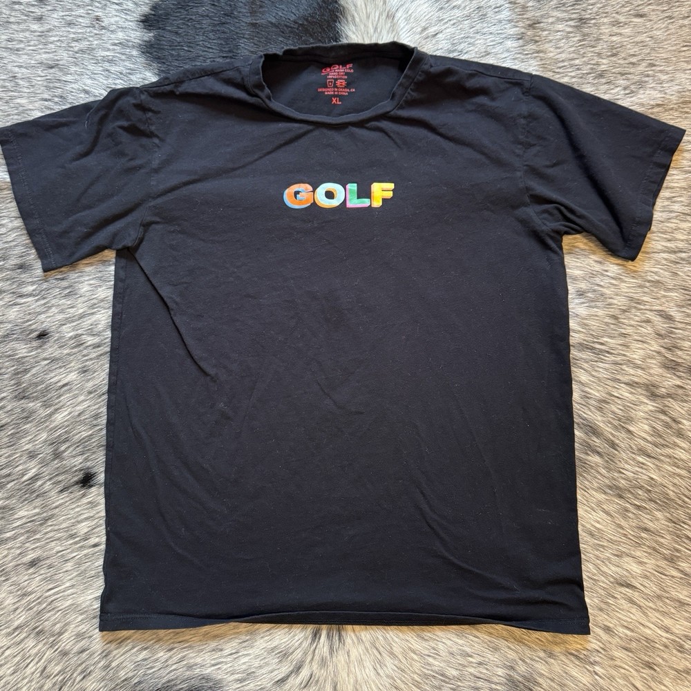 GOLF Wang Rainbow Logo T-Shirt Black XL 🌈🔥