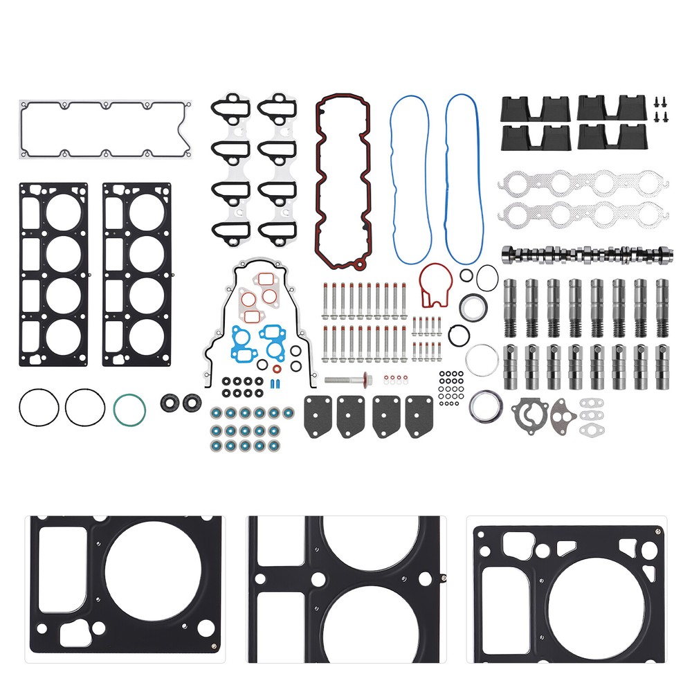 For GM 5.3L AFM Lifter Replacement Kit Head Gasket Bolts Set Cam Lifters Guides