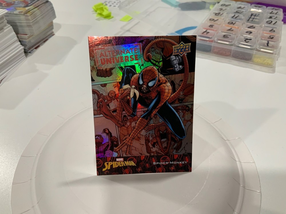 2024 Upper Deck Marvel Spider-Man Alternate Universe Au-14 Spider-Monkey 250/499