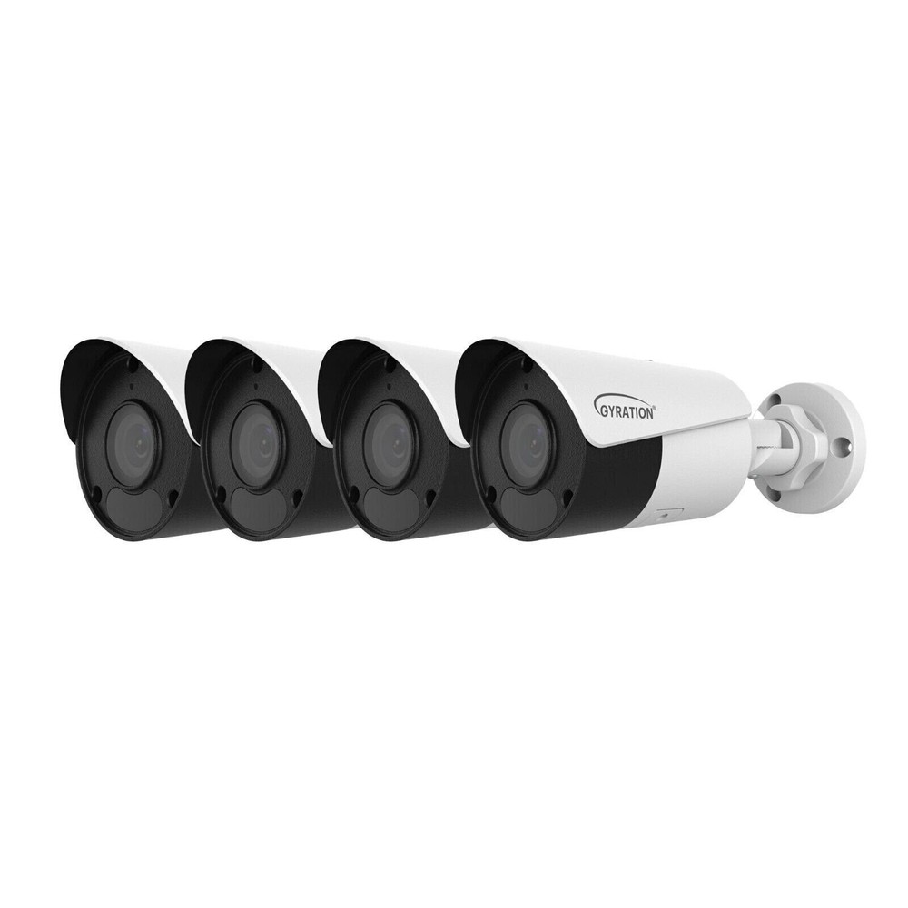4MP Outdoor IR Fixed Security Camera with 120dB WDR Starlight Technology IP67...