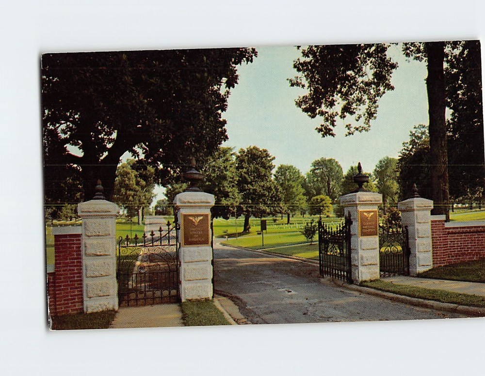 Postcard Corinth National Cemetery Mississippi