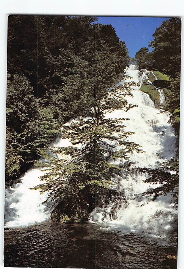 Postcard Yudaki Falls in Nikko Japan