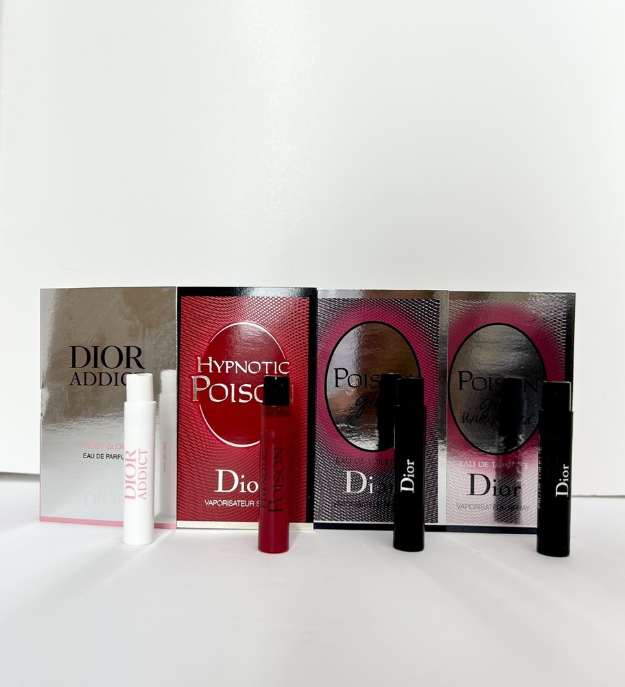 Dior Poison Perfume Collection 4pc Sample Vial Spray Set