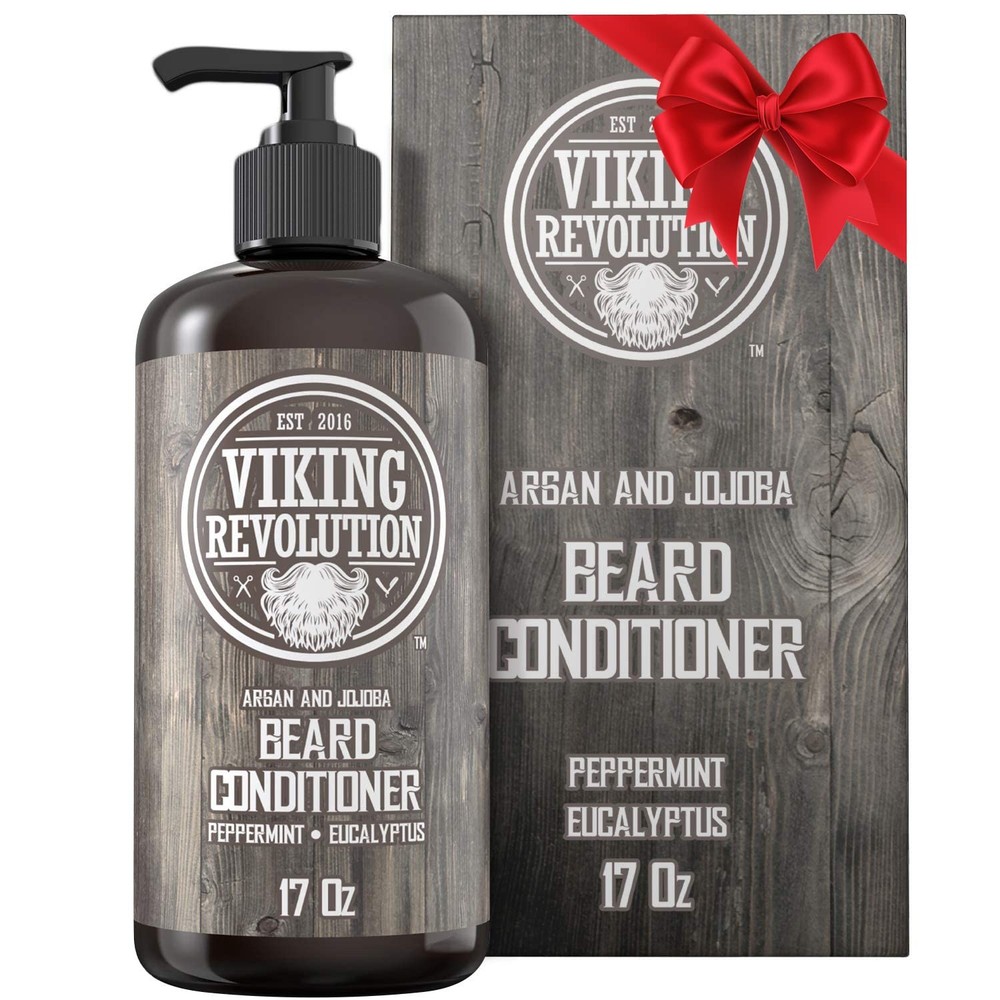 Viking Revolution Beard Conditioner w/Argan & Jojoba 17 Fl Oz (Pack of 1)