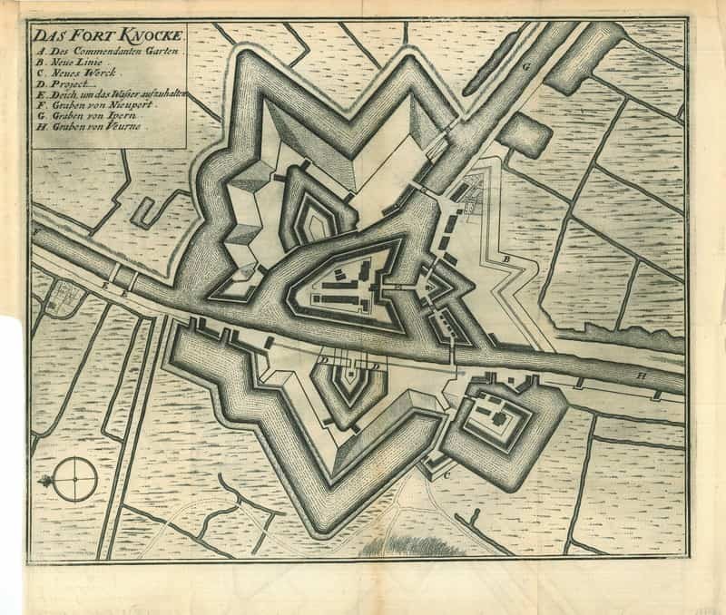 City map of Fort Knokke