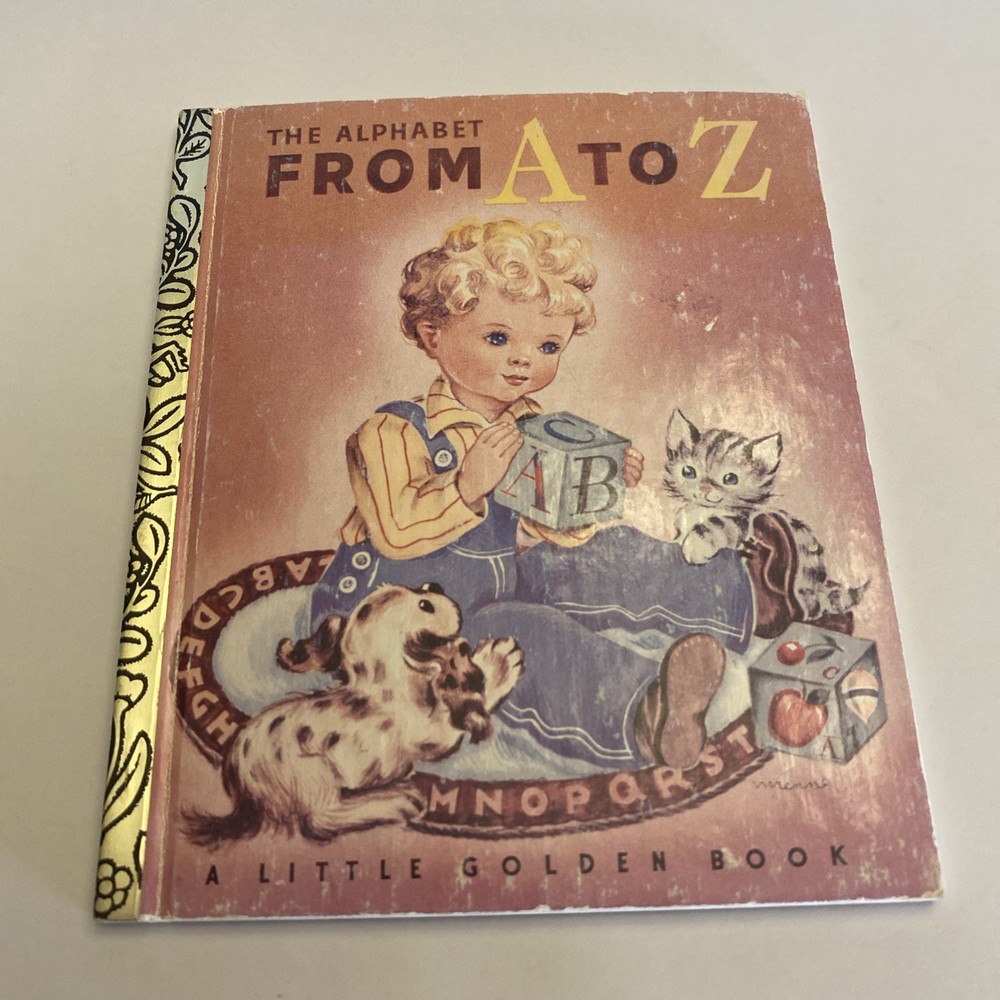 The Alphabet From A To Z, A Little Golden Book 1942 1969