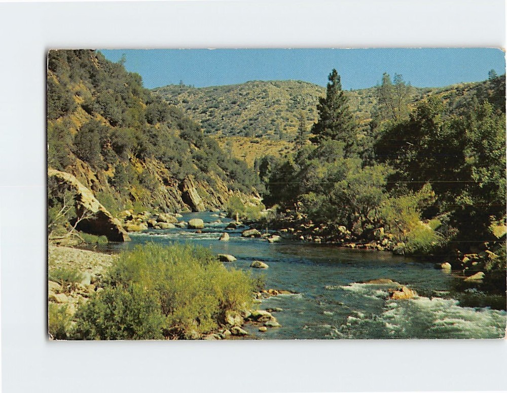 Postcard Kern River Valley California USA