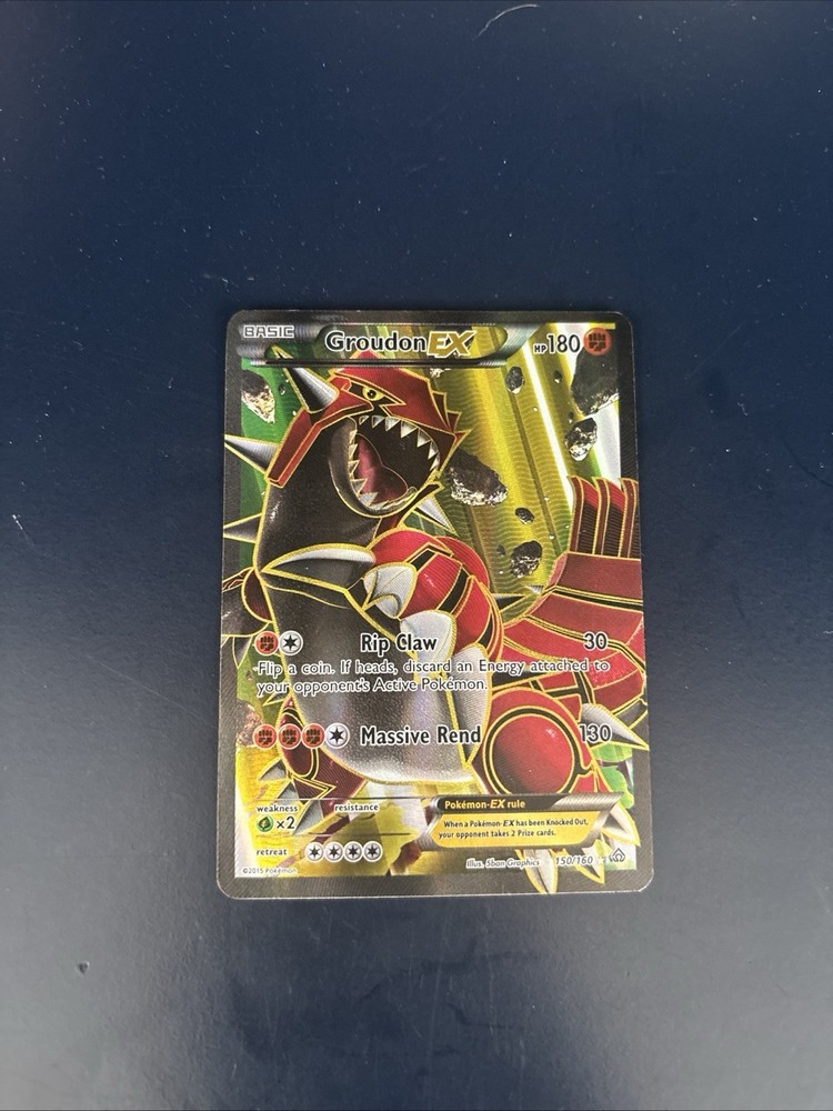 Groudon EX (150 Full Art) 150/160 XY - Primal Clash Holo