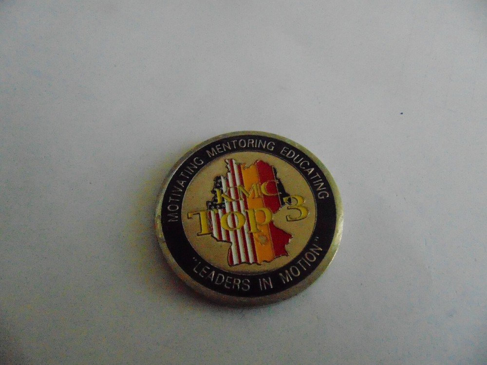 CHALLENGE COIN KAISERSLAUTERN MILITARY COMMAND GERMANY KMC TOP 3 US AIR FORCE