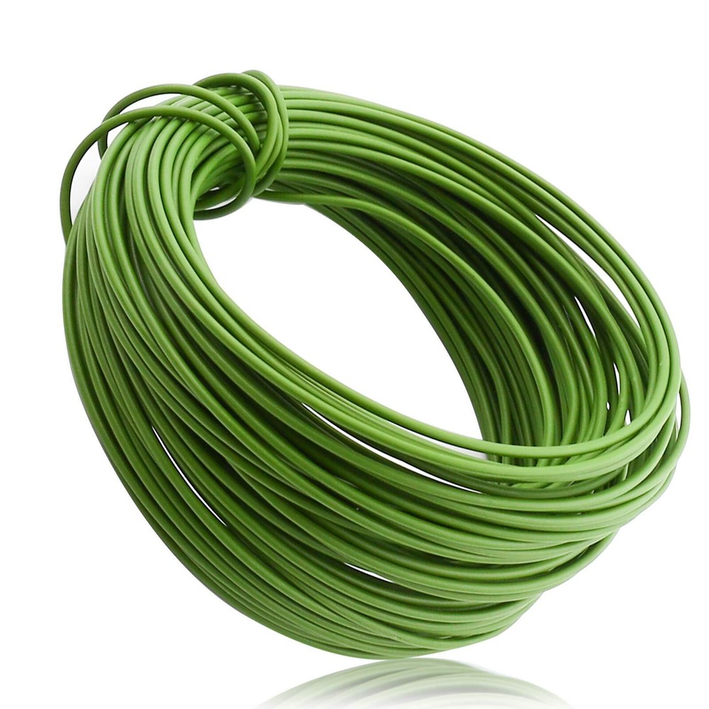 tGarden Wire Ties Plant Soft Ties 65.6 Feet Wire Ties Green Coated For Plant ...