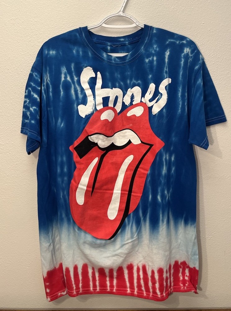 The Rolling Stones No Filter Tour 2019 Tie Dye Concert T-Shirt Size L Large