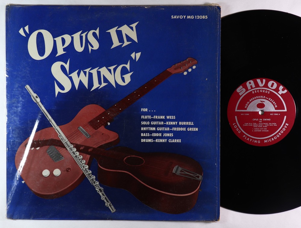 Frank Wess, Kenny Burrell, et al. - Opus In Swing LP - Savoy - MG-12085 Mono RVG