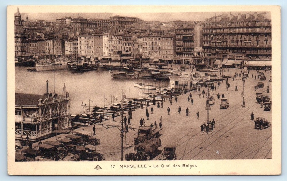 Le Quai des Belges - Marseille FRANCE Postcard