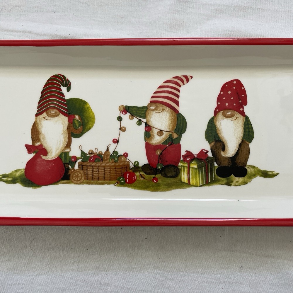 Gnome Accent Figurine Christmas Collection Holiday Seasonal Kitchen Decor NEW-image