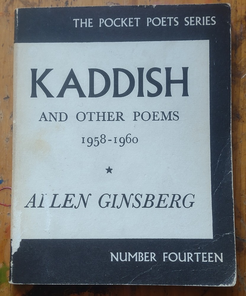 Vintage PB Kaddish and Other Poems 1958-1960 Allen Ginsberg 1967 7th print