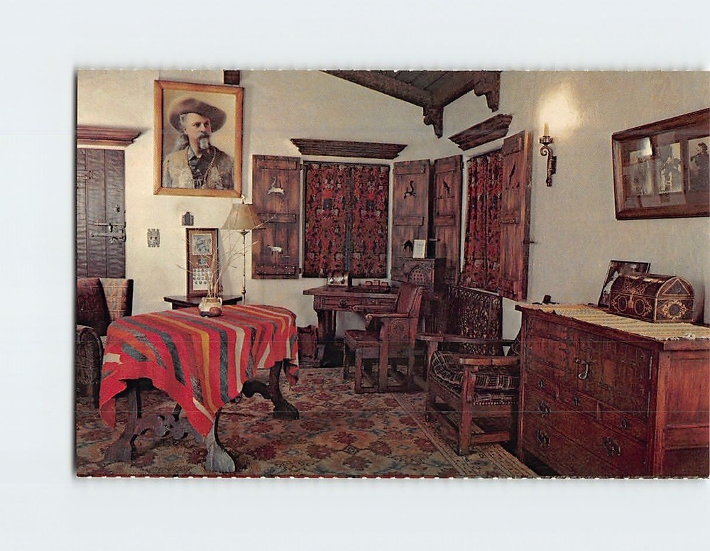 Postcard Death Valley Scotty's Bedroom Scotty's Castle Death Valley California