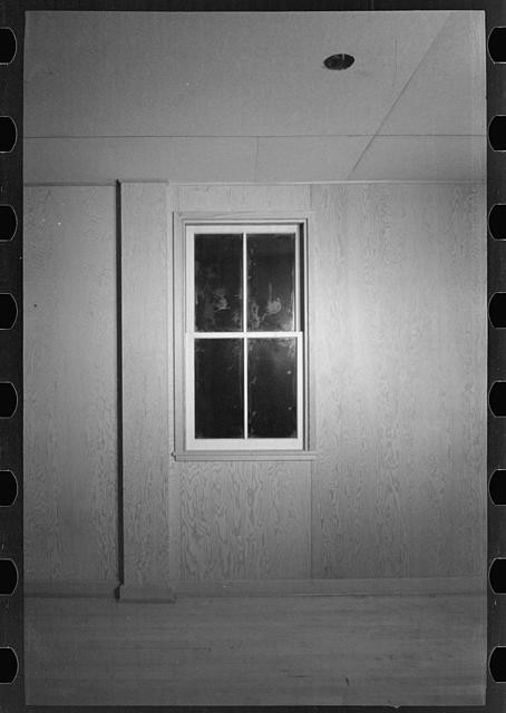 Photo:Wisconsin WI Interior of House 1930s Window Wall Paneling FSA