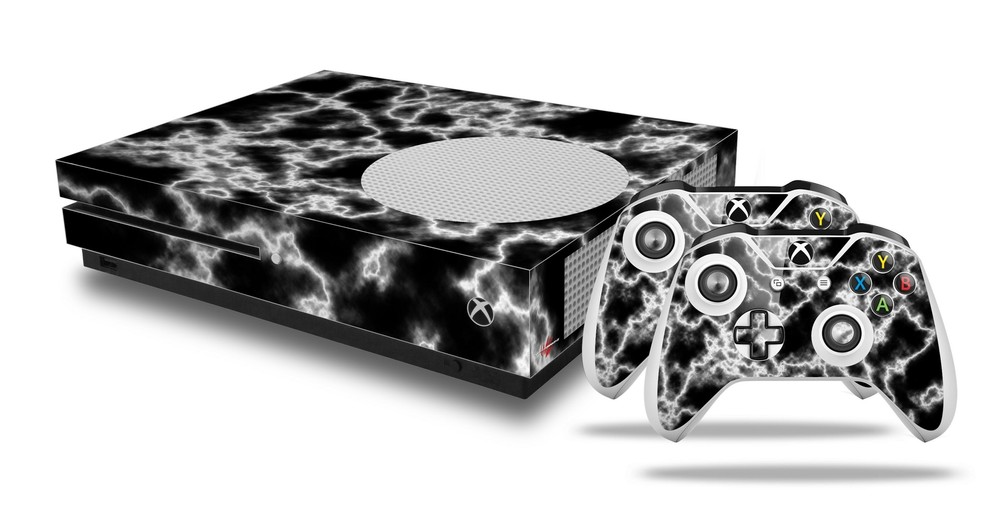 Skin XBOX One S Console Controller Electrify White
