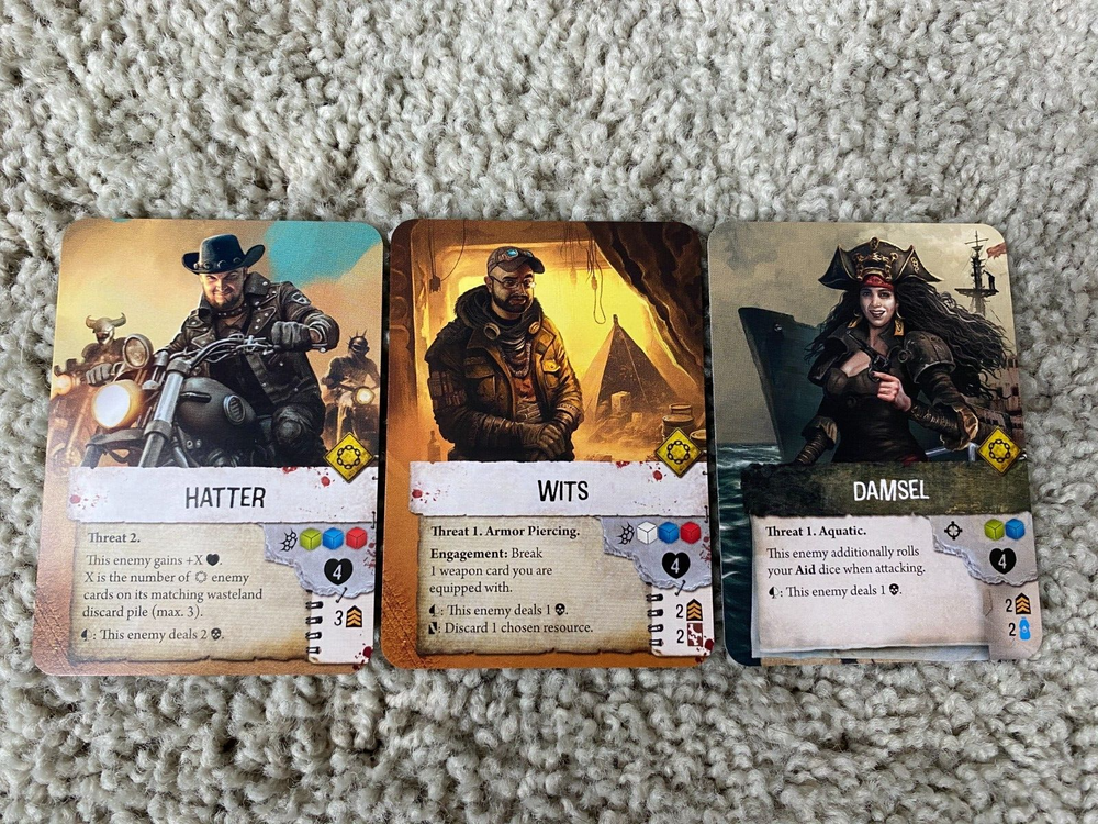 Waste Knights: Second Edition – Dice Tower 2023 Promo Cards - New FREE SHIP