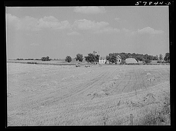 Photo:Madison Wisconsin 1930s Farm Field Rural Landscape Dane County FSA