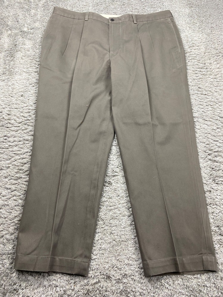 Brooks Brothers Pants Men 42x30 Advantage Chino Elliot Cuffed Pleated Trousers