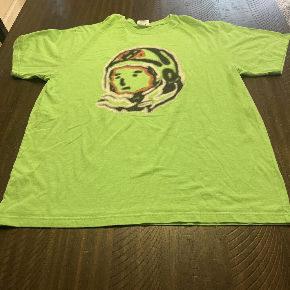 Billionaire Boys Club BBC Men’s T-Shirt Big Astronaut Helmet Green XL
