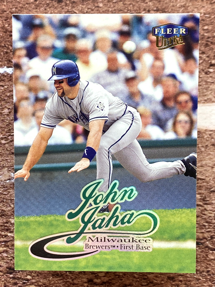 John Jaha 1999 Fleer Ultra #128 Milwaukee Brewers