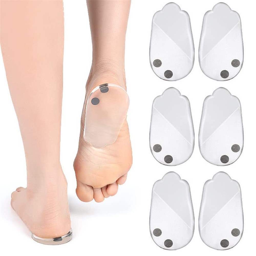 O/X Type Leg Corrector Correction Insole, 3 Pairs Silicone Orthopedic Shoe He...